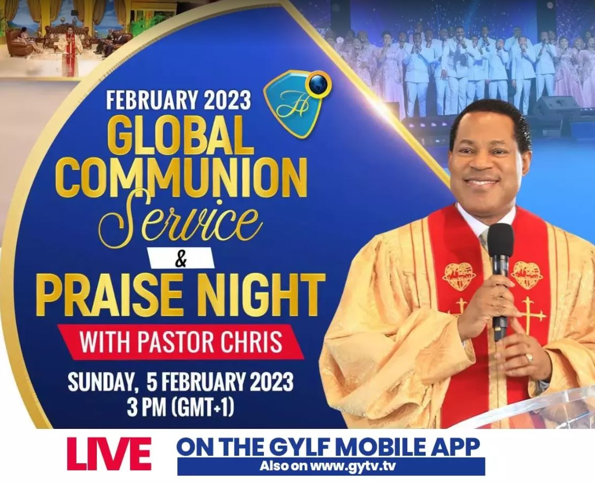 2 DAYS TO PREPARE: GLOBAL COMMUNION SERVICE AND PRAISE NIGHT WITH PASTOR CHRIS